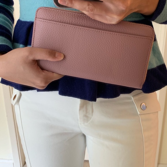 KATE SPADE JACKSON STREET LACEY WALLET DUSTY PEONY - Picture 8 of 8